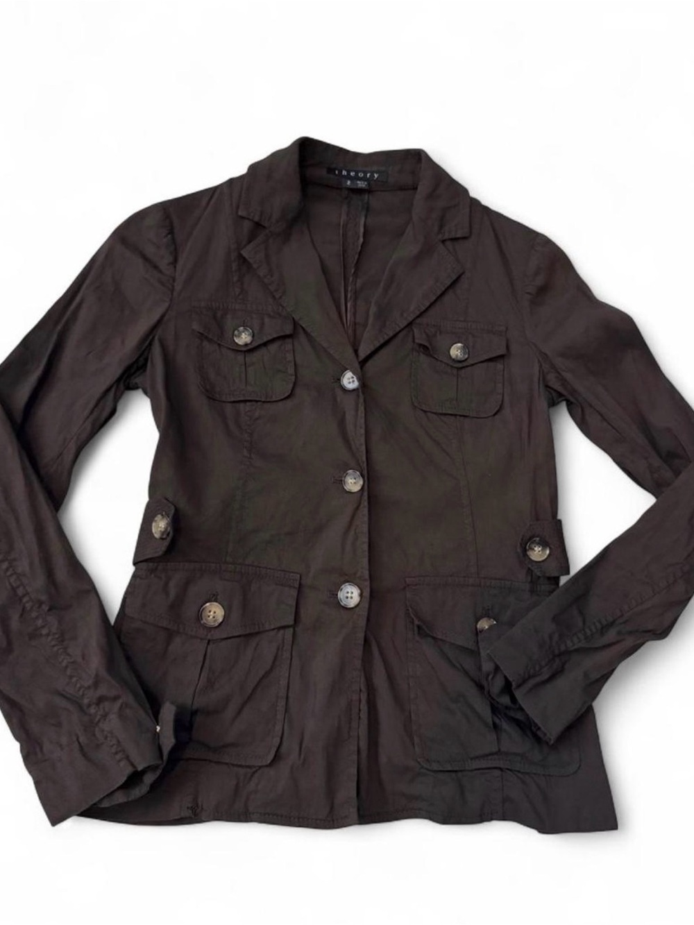 Theory Linen Utility-Style Jacket